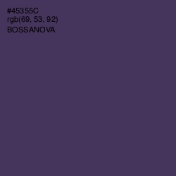 #45355C - Bossanova Color Image