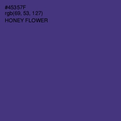 #45357F - Honey Flower Color Image