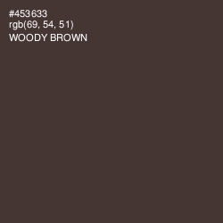 #453633 - Woody Brown Color Image