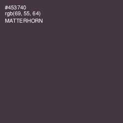 #453740 - Matterhorn Color Image
