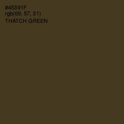 #45391F - Thatch Green Color Image