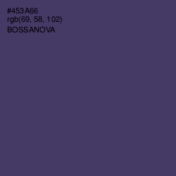 #453A66 - Bossanova Color Image