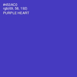 #453AC0 - Purple Heart Color Image