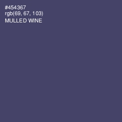#454367 - Mulled Wine Color Image