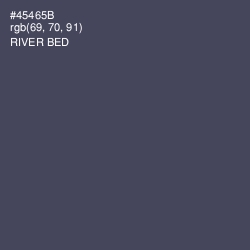#45465B - River Bed Color Image