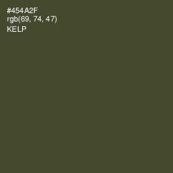#454A2F - Kelp Color Image