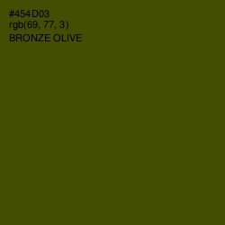 #454D03 - Bronze Olive Color Image