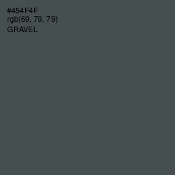 #454F4F - Gravel Color Image