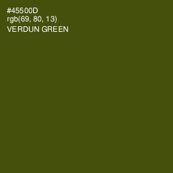 #45500D - Verdun Green Color Image