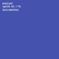 #4553AF - San Marino Color Image