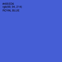 #455ED6 - Royal Blue Color Image