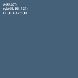 #456079 - Blue Bayoux Color Image