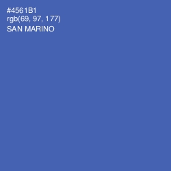#4561B1 - San Marino Color Image