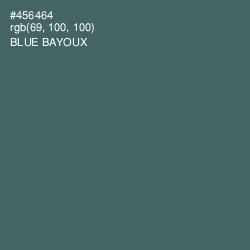 #456464 - Blue Bayoux Color Image