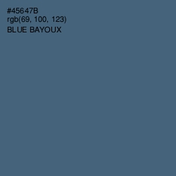 #45647B - Blue Bayoux Color Image