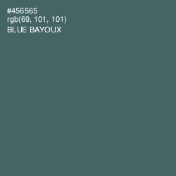 #456565 - Blue Bayoux Color Image