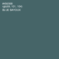#456568 - Blue Bayoux Color Image