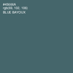 #45666A - Blue Bayoux Color Image