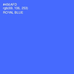 #456AFD - Royal Blue Color Image