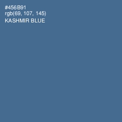 #456B91 - Kashmir Blue Color Image
