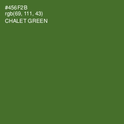 #456F2B - Chalet Green Color Image