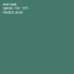 #457A6B - Faded Jade Color Image