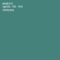 #45827C - Viridian Color Image