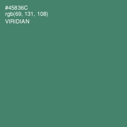 #45836C - Viridian Color Image