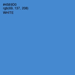 #4589D0 - Havelock Blue Color Image