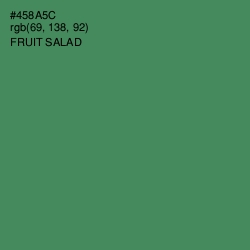 #458A5C - Fruit Salad Color Image