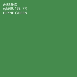 #458B4D - Hippie Green Color Image