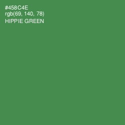 #458C4E - Hippie Green Color Image