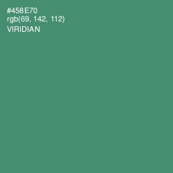 #458E70 - Viridian Color Image
