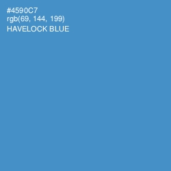 #4590C7 - Havelock Blue Color Image