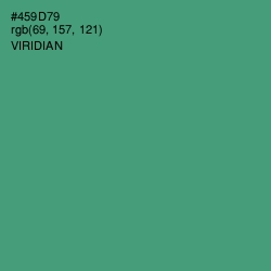 #459D79 - Viridian Color Image