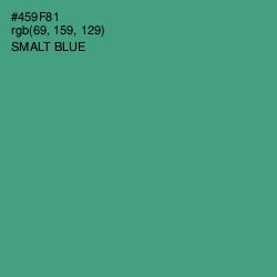 #459F81 - Smalt Blue Color Image