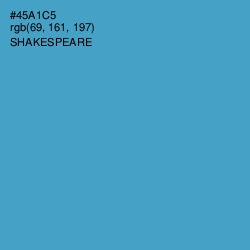 #45A1C5 - Shakespeare Color Image