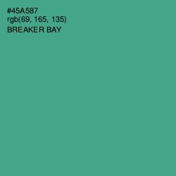 #45A587 - Breaker Bay Color Image