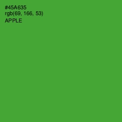 #45A635 - Apple Color Image