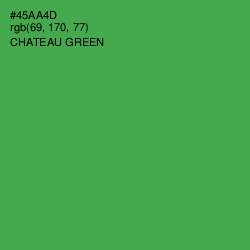 #45AA4D - Chateau Green Color Image