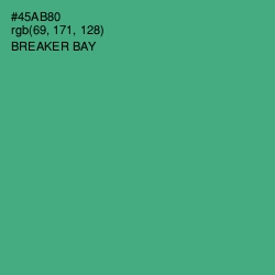 #45AB80 - Breaker Bay Color Image