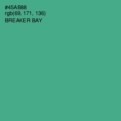 #45AB88 - Breaker Bay Color Image