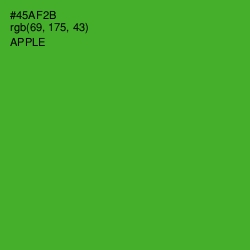 #45AF2B - Apple Color Image