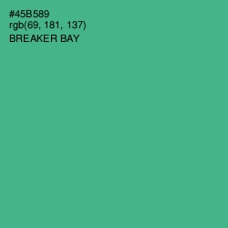 #45B589 - Breaker Bay Color Image