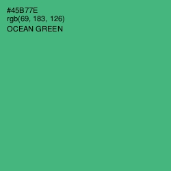 #45B77E - Ocean Green Color Image