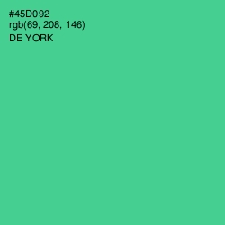 #45D092 - De York Color Image