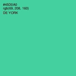 #45D0A0 - De York Color Image