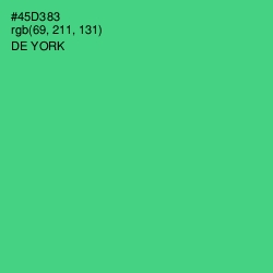 #45D383 - De York Color Image