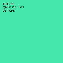 #45E7AC - De York Color Image