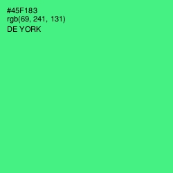 #45F183 - De York Color Image